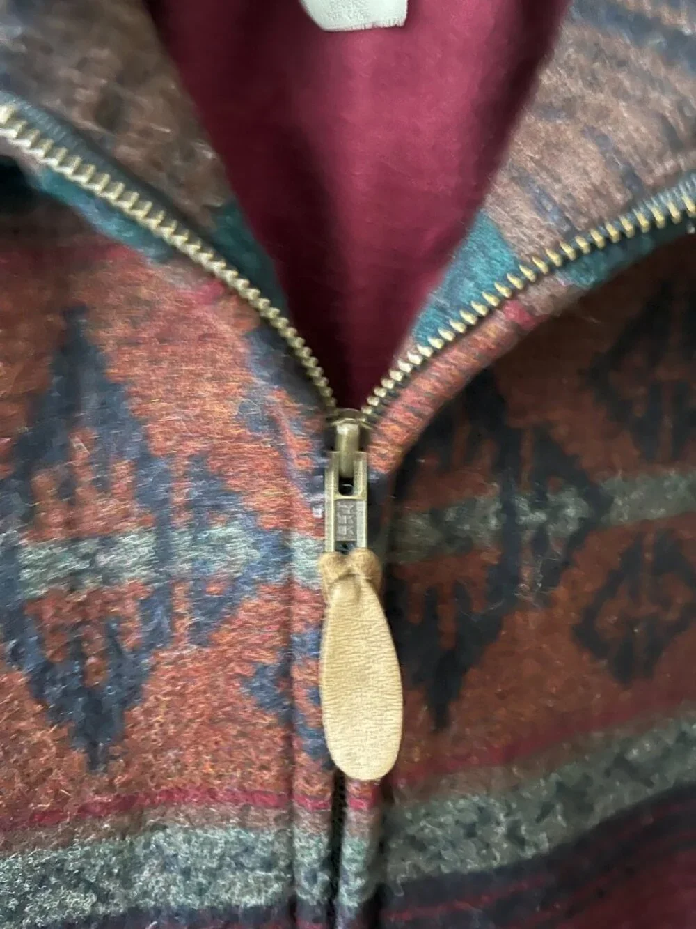 Vintage L.L.Bean Aztec Southwest Wool Jacket – Men's Large